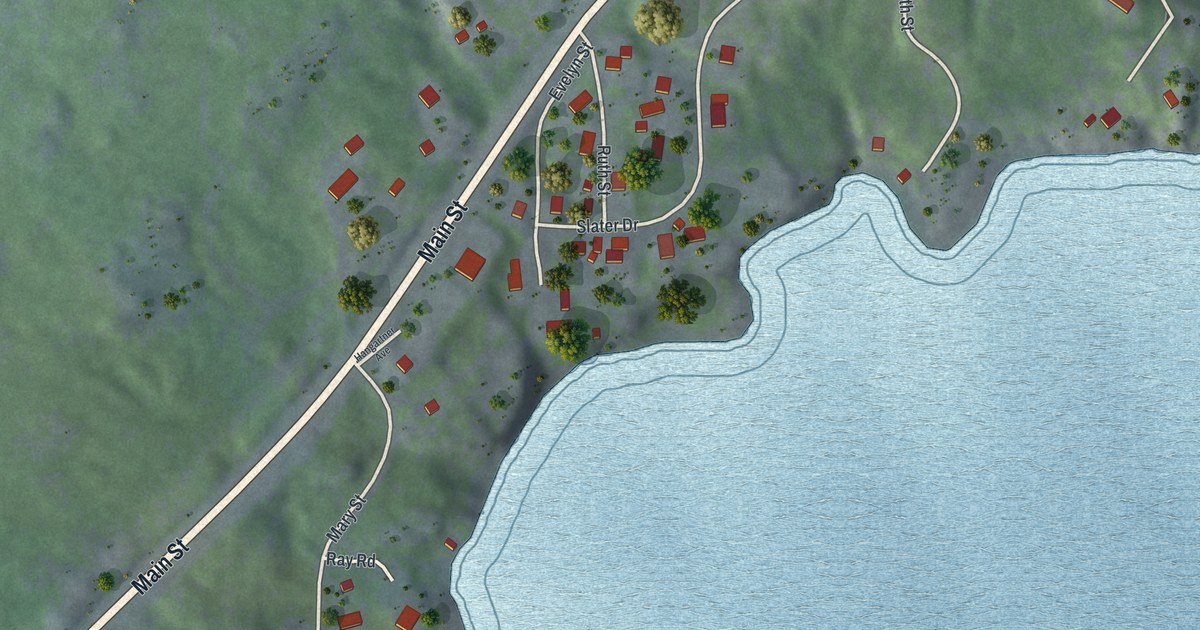 Map of Beaver Bay, Minnesota in 2026