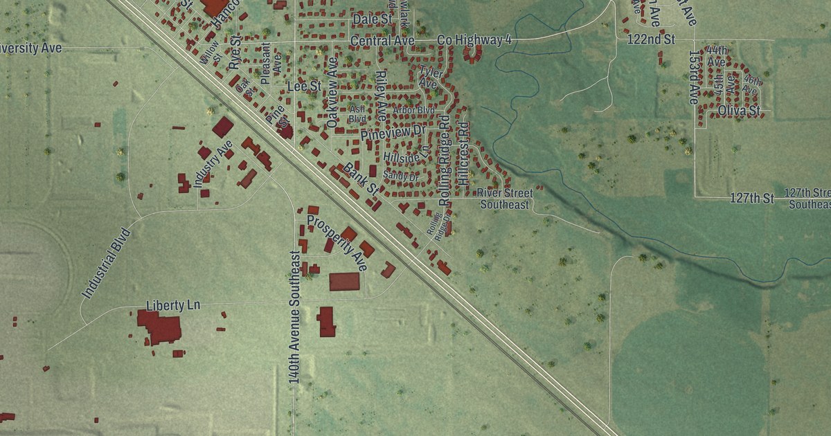 Map of Becker, Minnesota in 2026