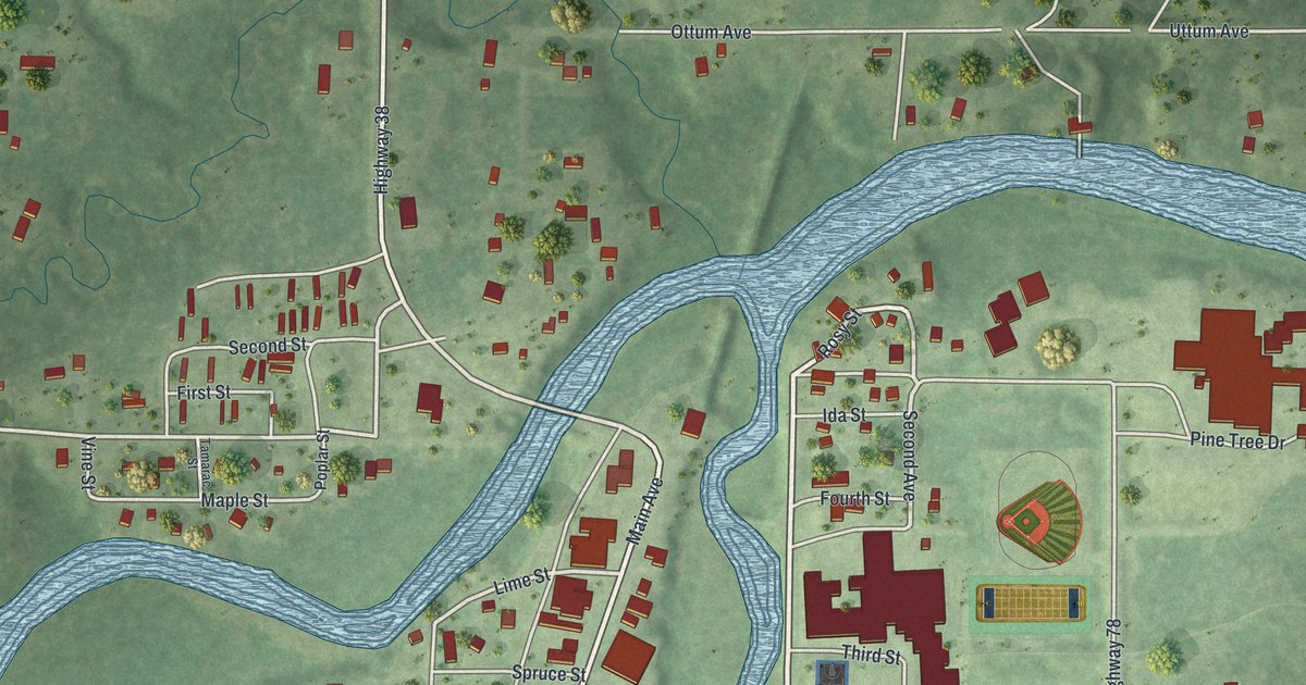 Map of Bigfork, Minnesota in 2026