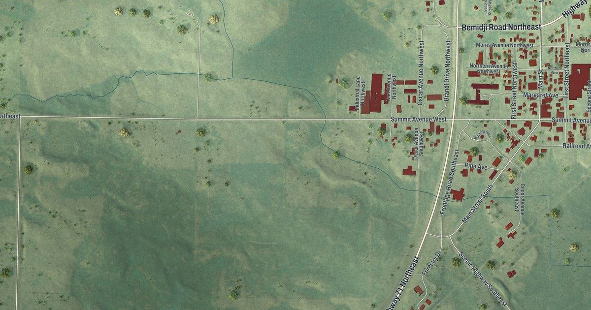 Map of Blackduck, Minnesota in 2026