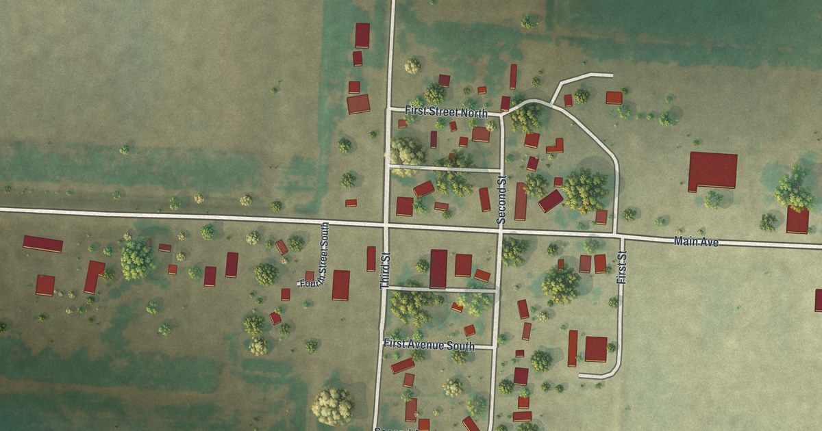 Map of Borup, Minnesota in 2026