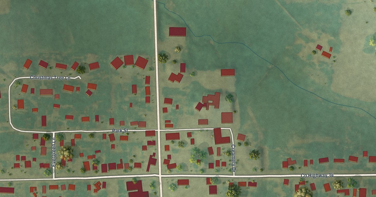 Map of Buckman, Minnesota in 2026