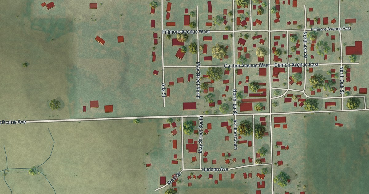 Map of Canton, Minnesota in 2026