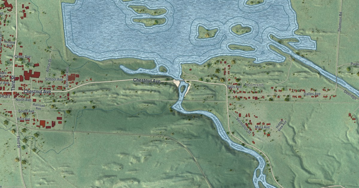 Map of Carlton, Minnesota in 2026