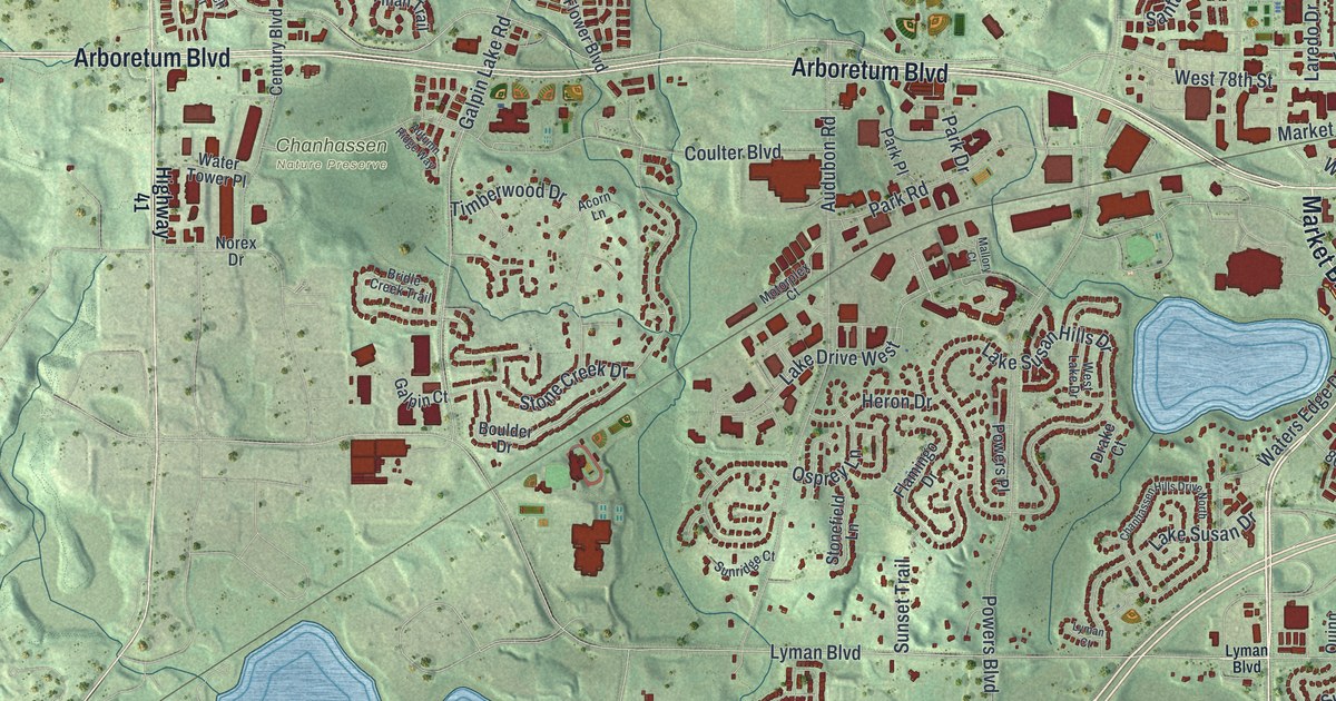 Map of Chanhassen, Minnesota in 2026