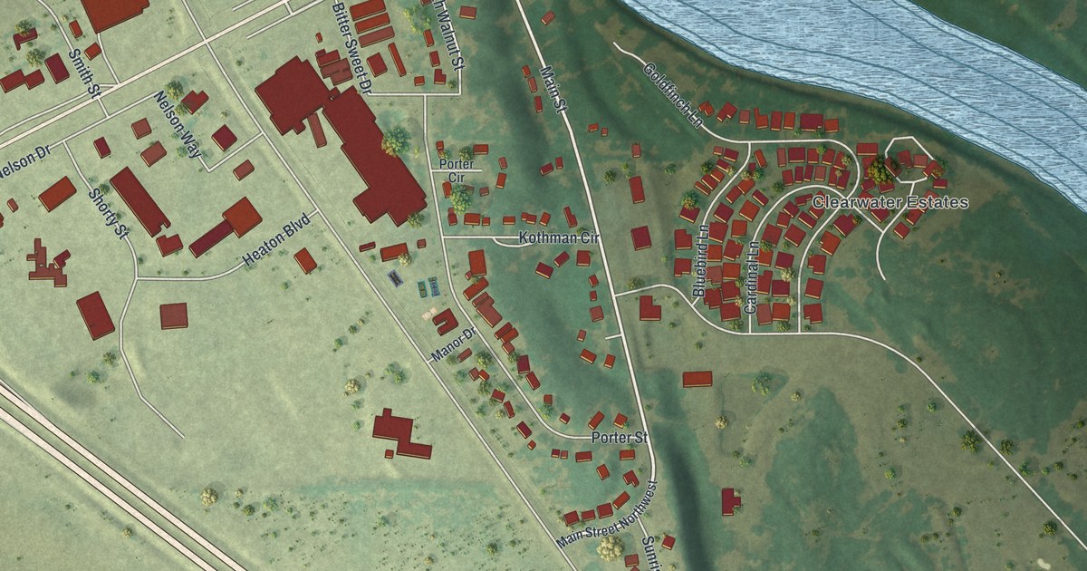 Map of Clearwater, Minnesota in 2026