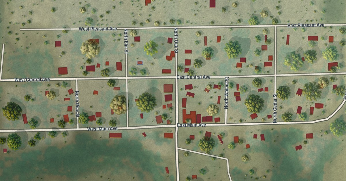 Map of Clitherall, Minnesota in 2026