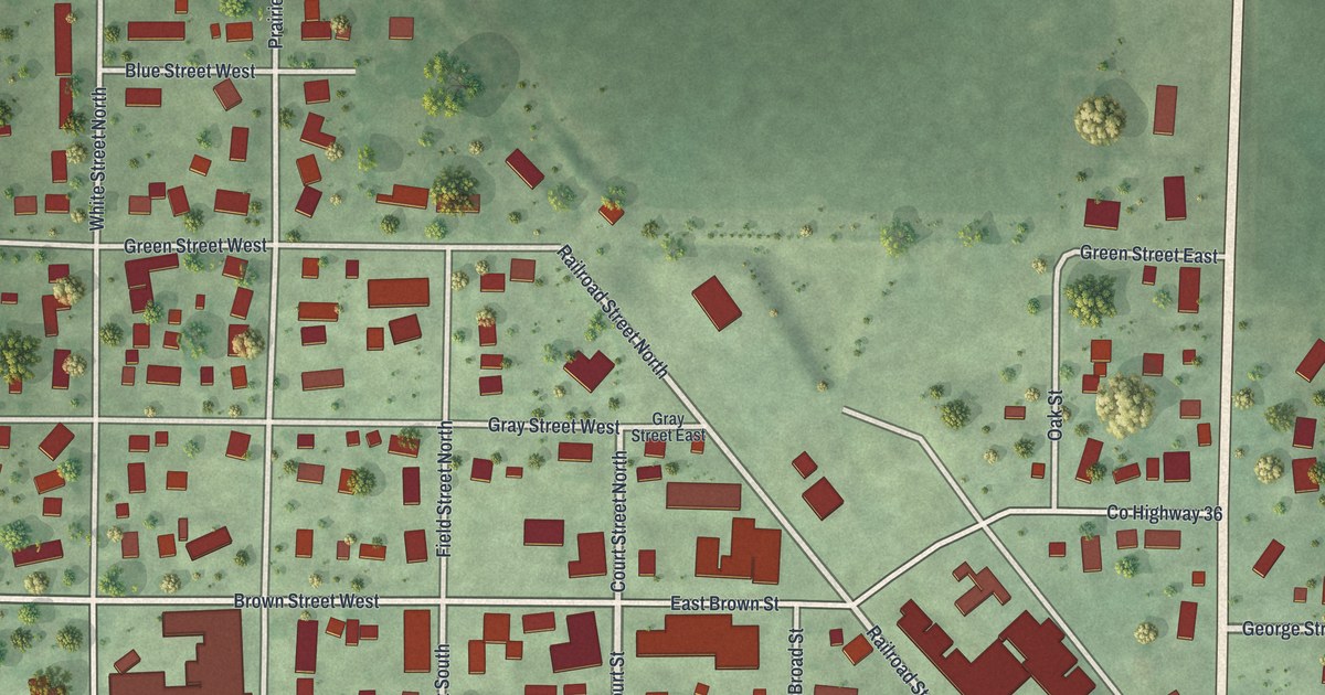 Map of Comfrey, Minnesota in 2026