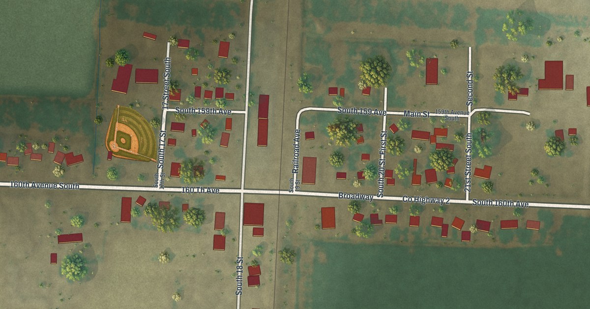 Map of Comstock, Minnesota in 2026