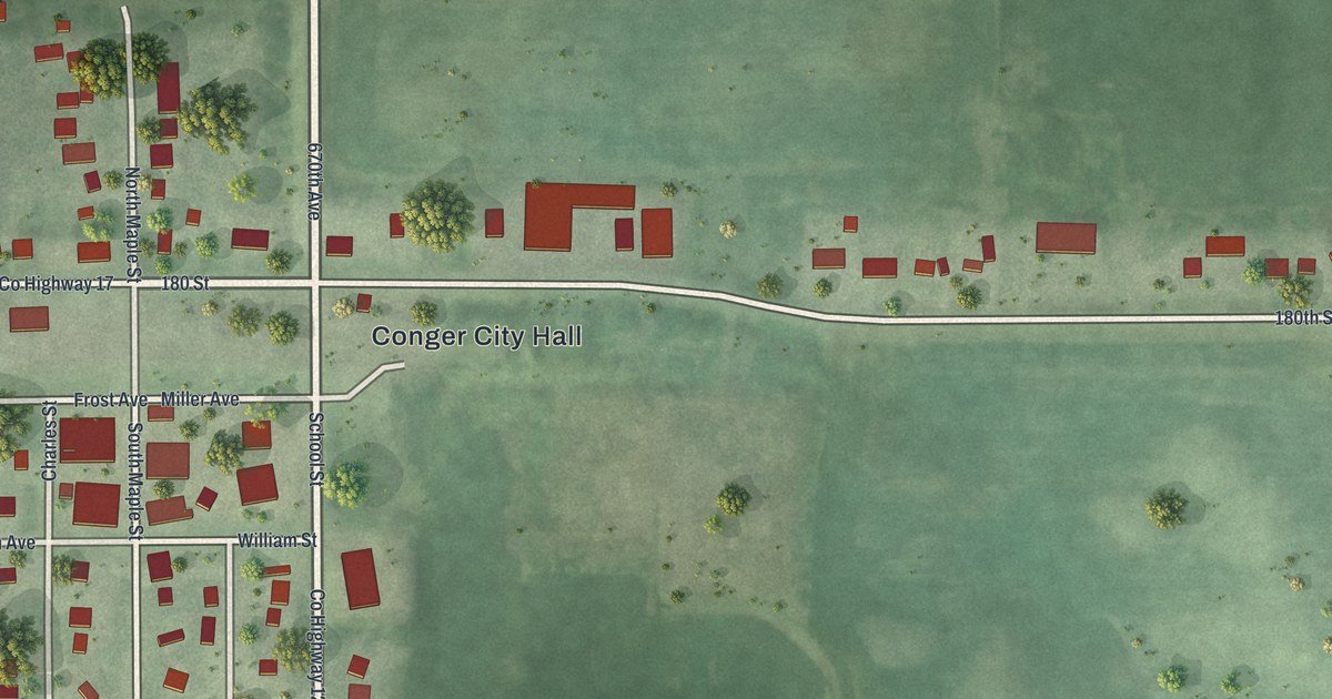 Map of Conger, Minnesota in 2026