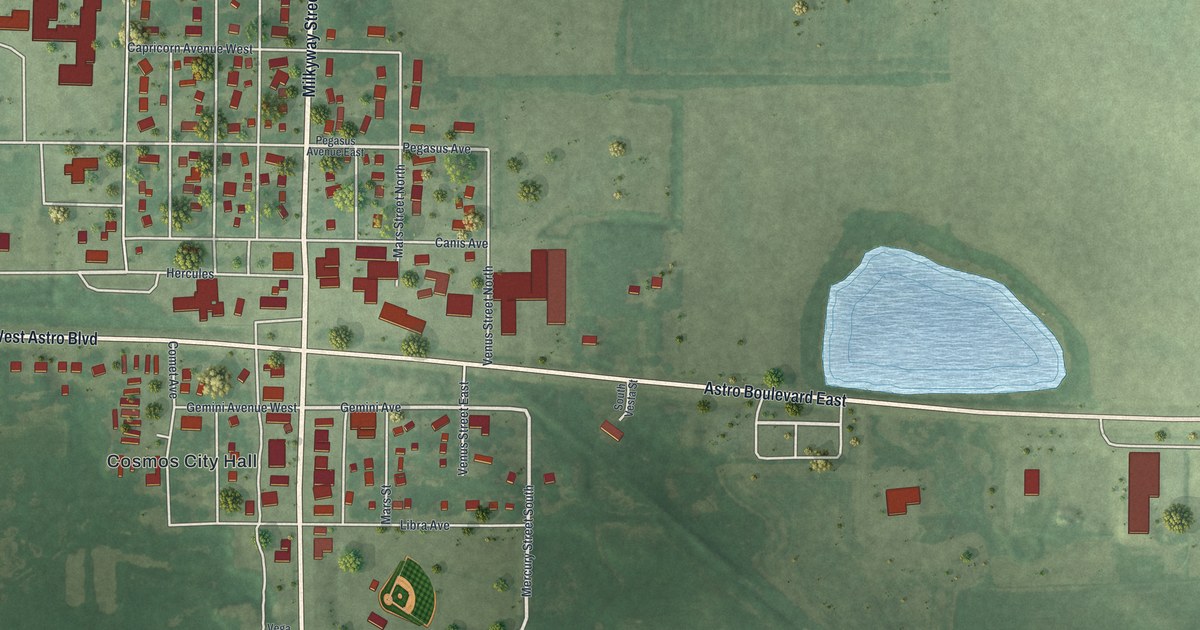 Map of Cosmos, Minnesota in 2026