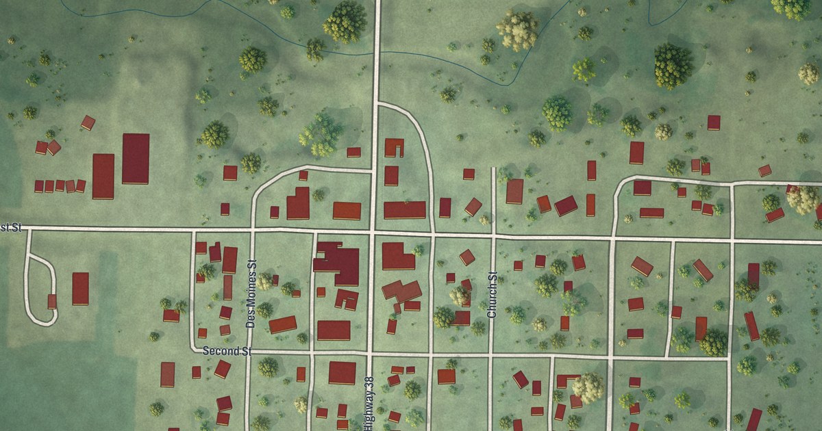 Map of Currie, Minnesota in 2026