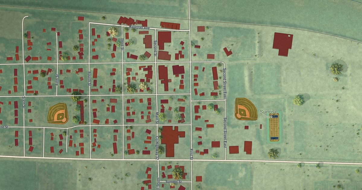 Map of Danube, Minnesota in 2026