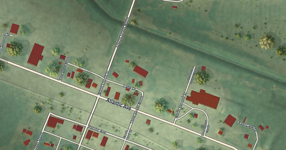 Map of De Graff, Minnesota in 2026