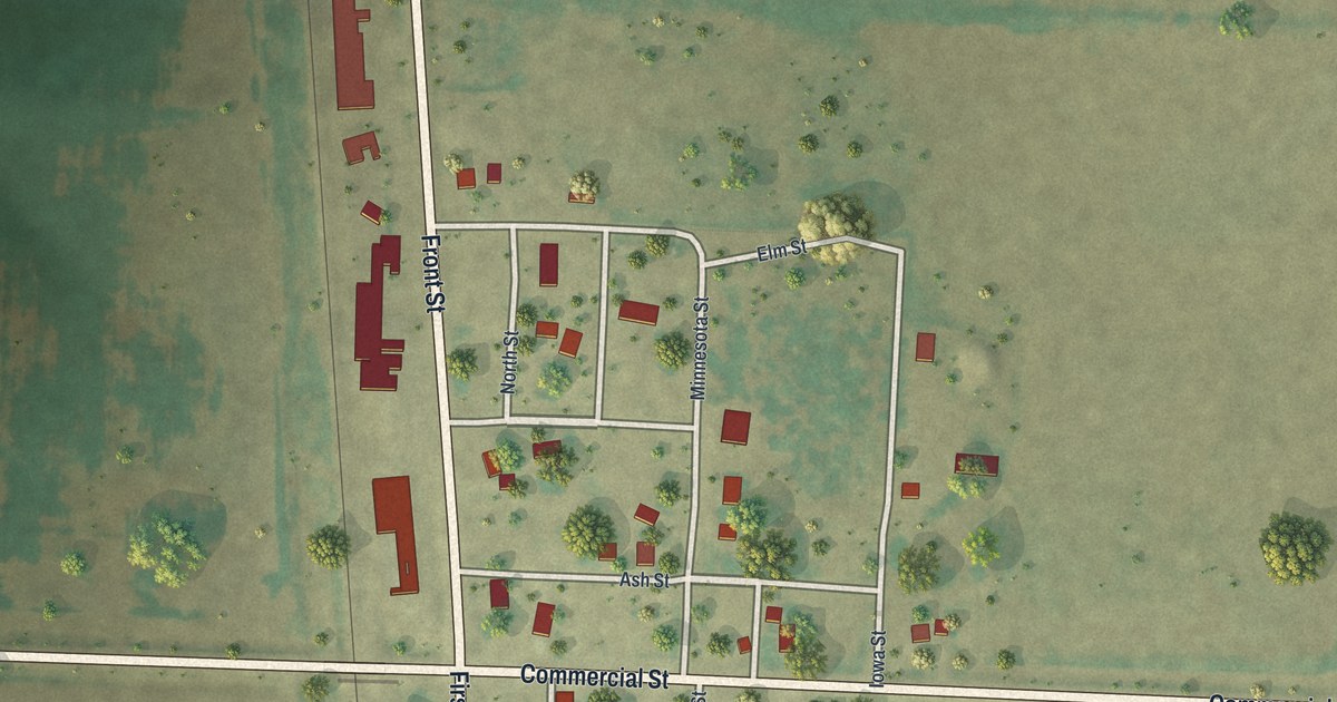 Map of Donaldson, Minnesota in 2026