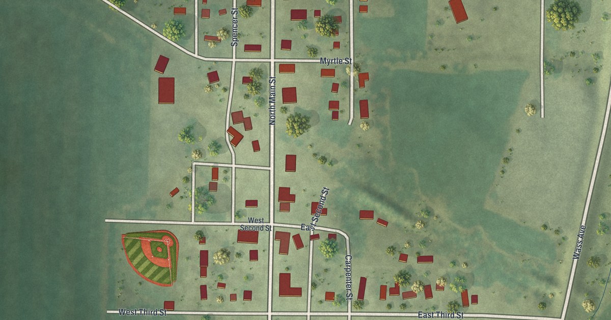 Map of Dundee, Minnesota in 2026
