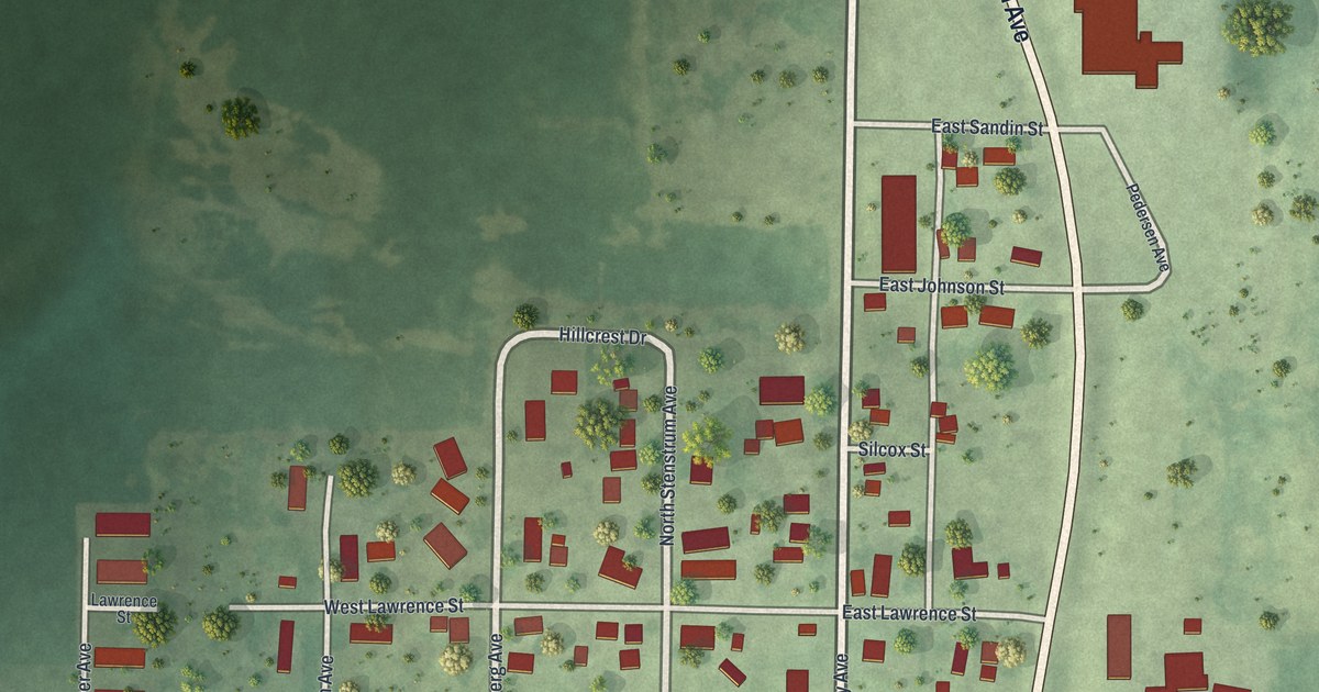Map of Dunnell, Minnesota in 2026