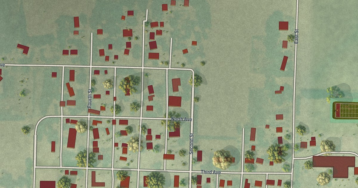 Map of Echo, Minnesota in 2026