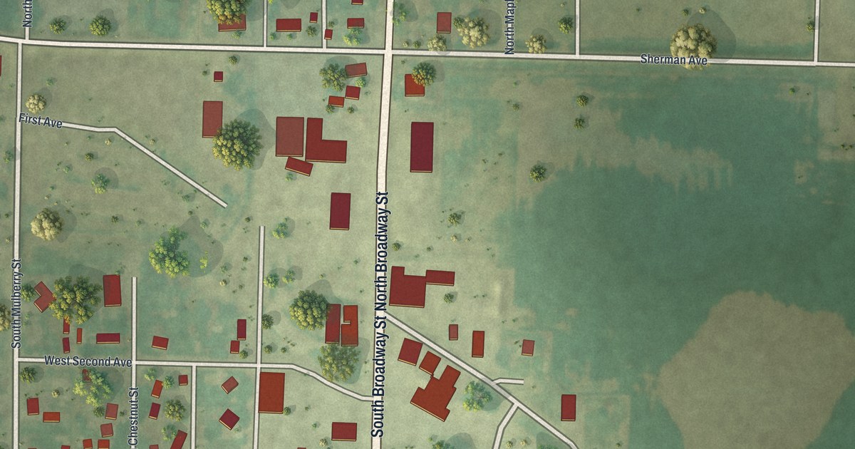 Map of Ellsworth, Minnesota in 2026
