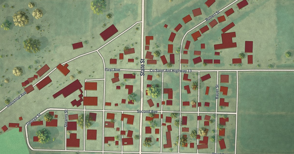 Map of Elrosa, Minnesota in 2026