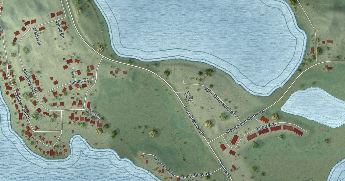 Map of Elysian, Minnesota in 2026