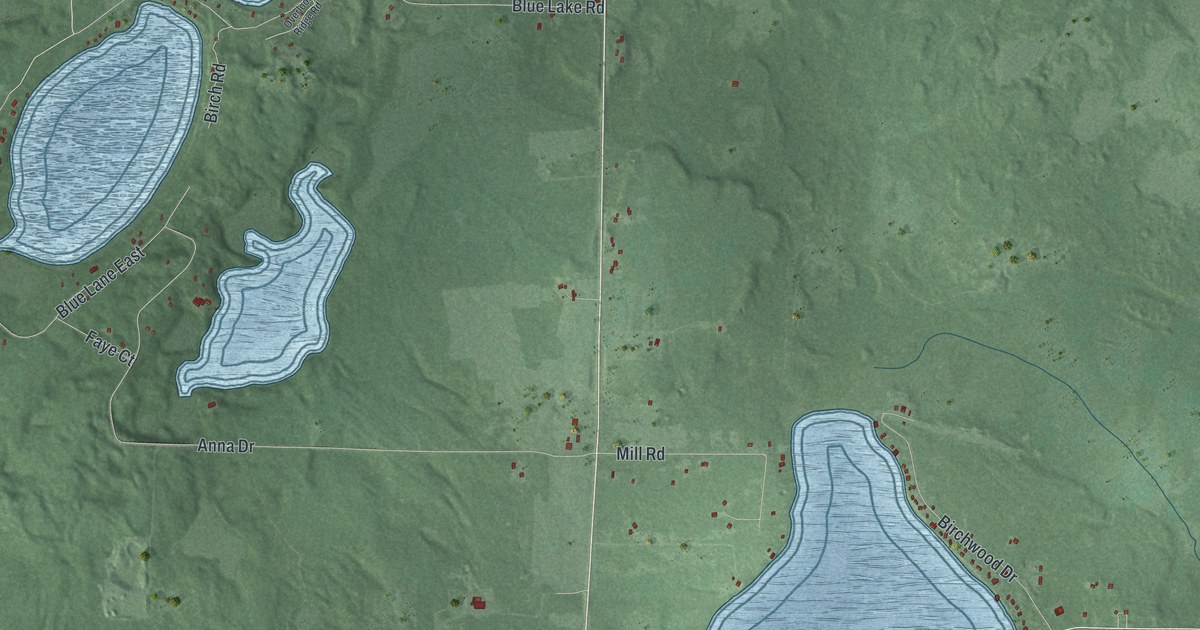 Map of Emily, Minnesota in 2026