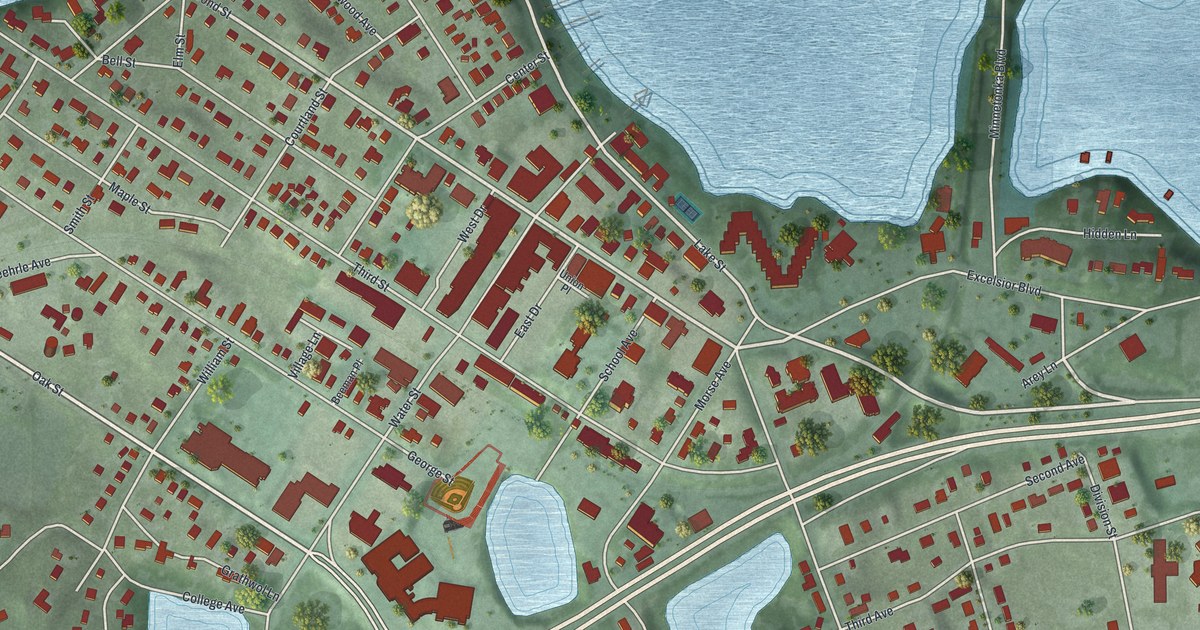 Map of Excelsior, Minnesota in 2026