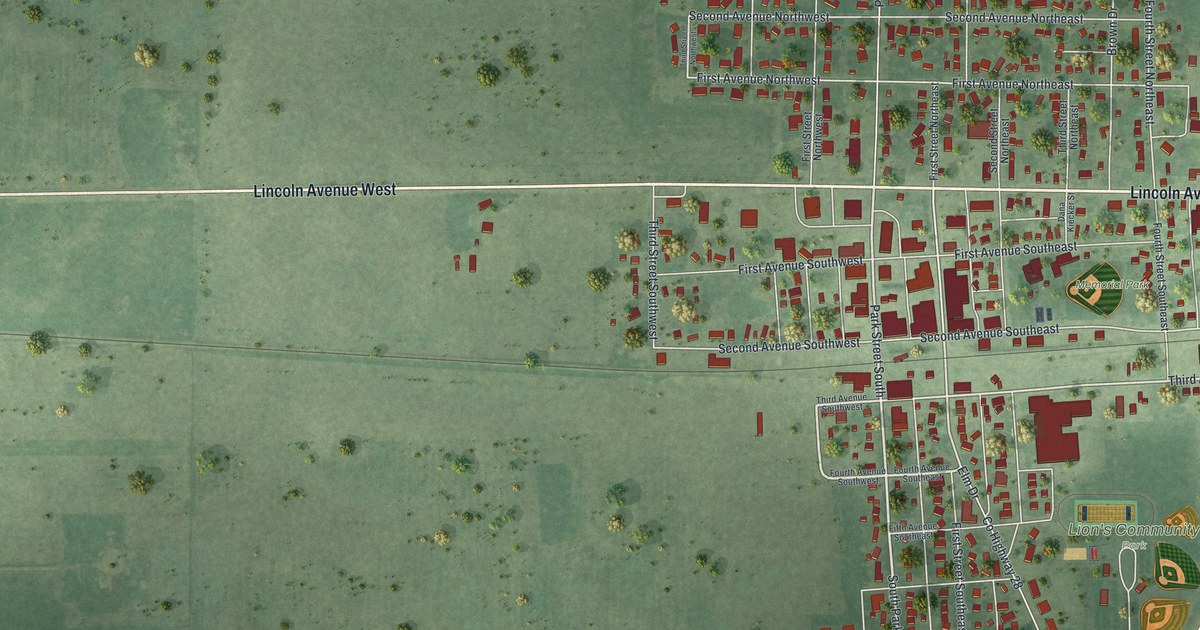 Map of Fairfax, Minnesota in 2026