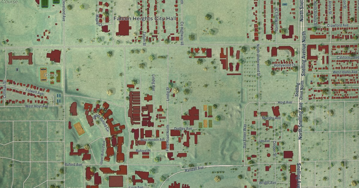 Map of Falcon Heights, Minnesota in 2026