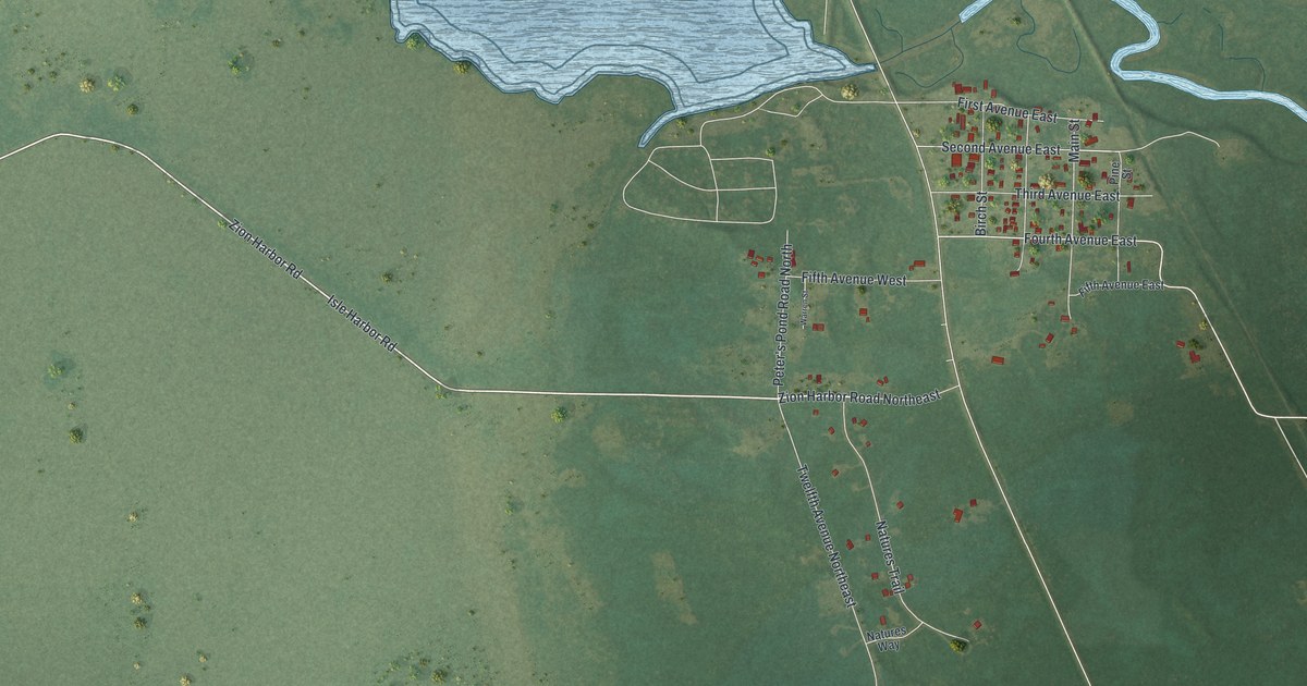 Map of Federal Dam, Minnesota in 2026