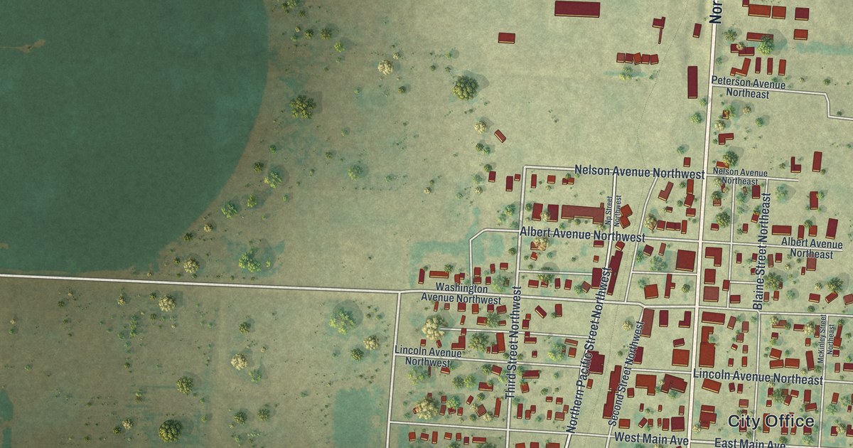 Map of Fertile, Minnesota in 2026