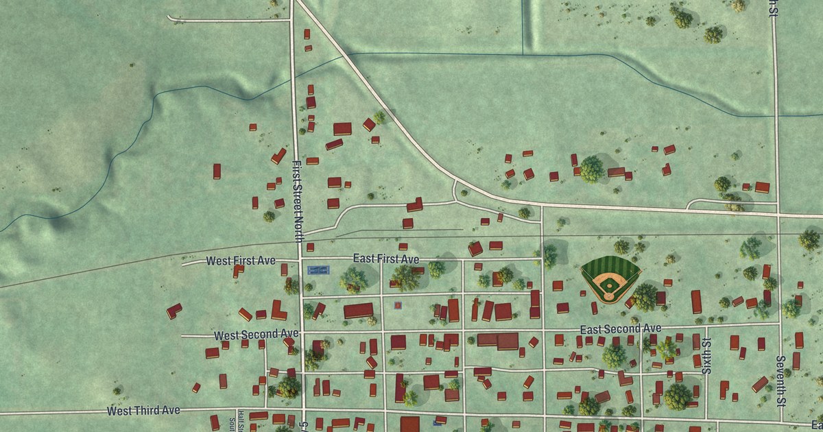 Map of Franklin, Minnesota in 2026