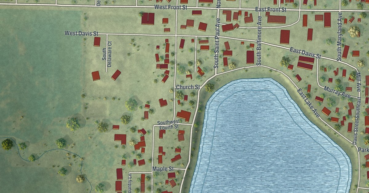 Map of Fulda, Minnesota in 2026
