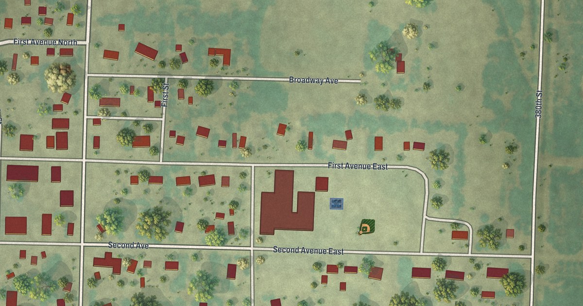 Map of Gary, Minnesota in 2026