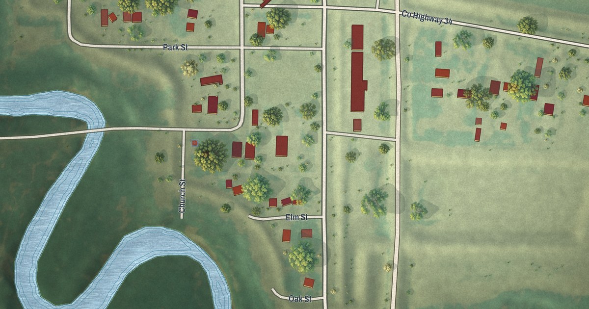Map of Georgetown, Minnesota in 2026