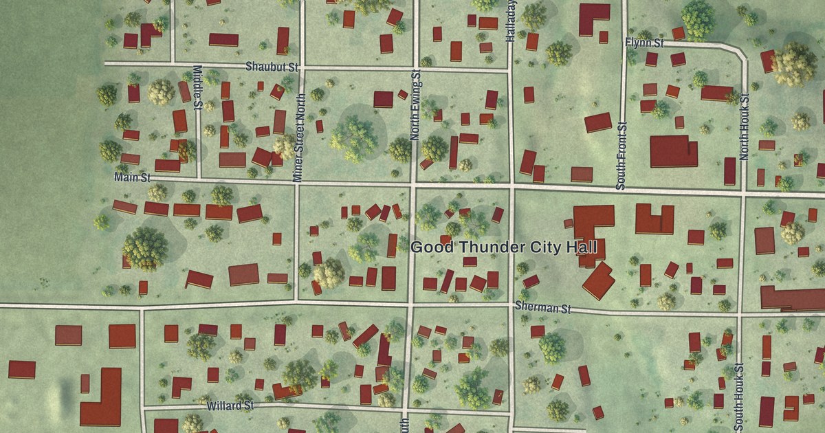 Map of Good Thunder, Minnesota in 2026