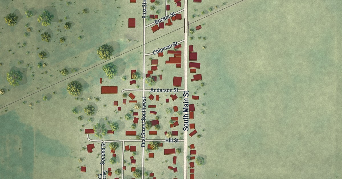 Map of Granada, Minnesota in 2026