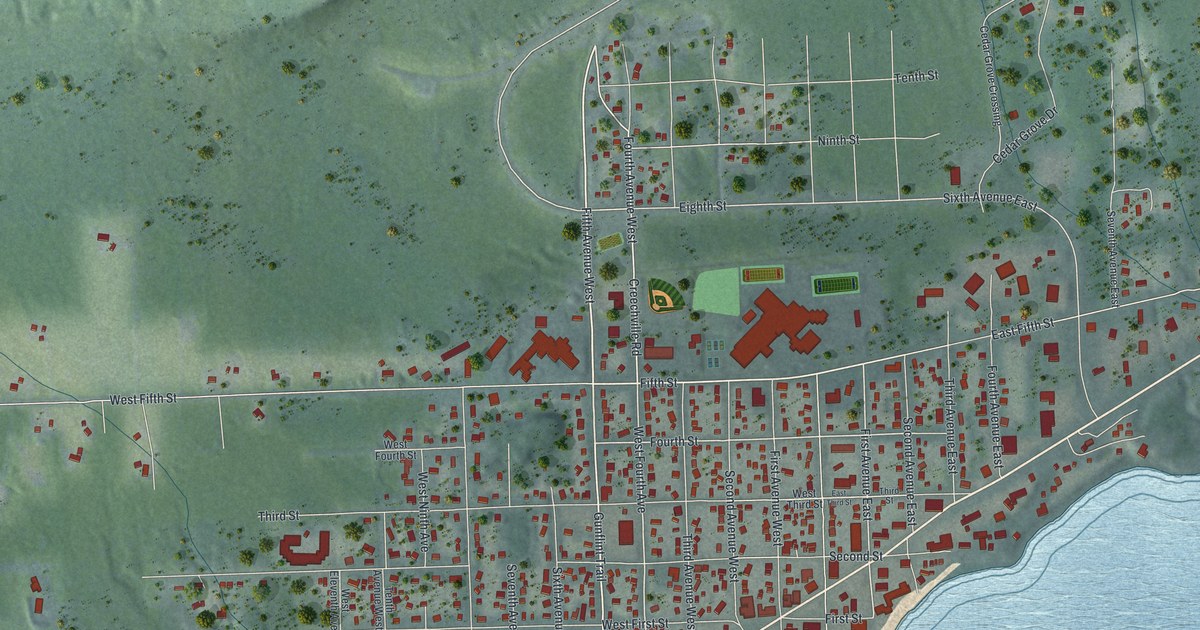 Map of Grand Marais, Minnesota in 2026