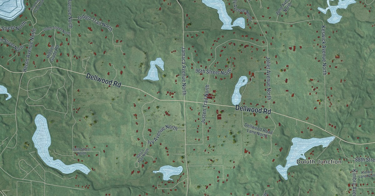 Map of Grant, Minnesota in 2026