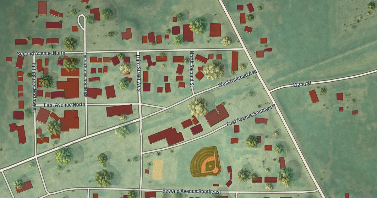 Map of Greenwald, Minnesota in 2026