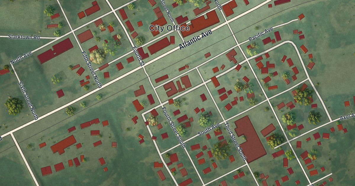 Map of Grove City, Minnesota in 2026