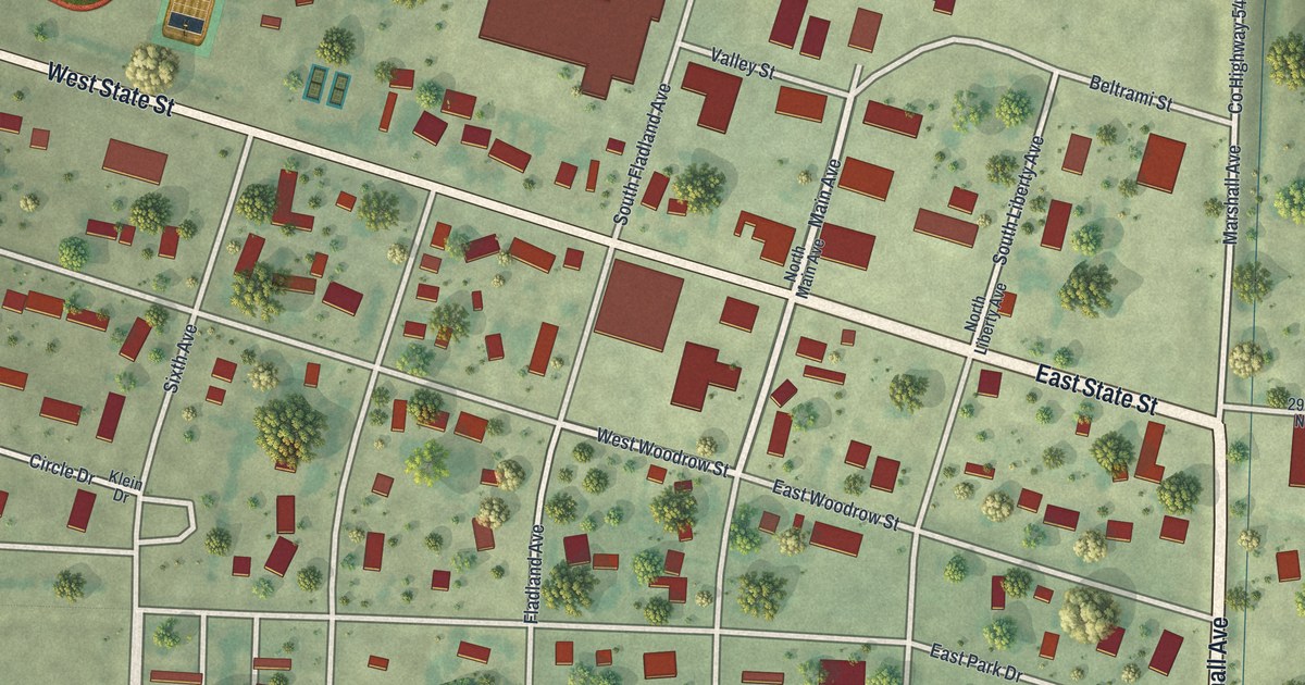 Map of Grygla, Minnesota in 2026