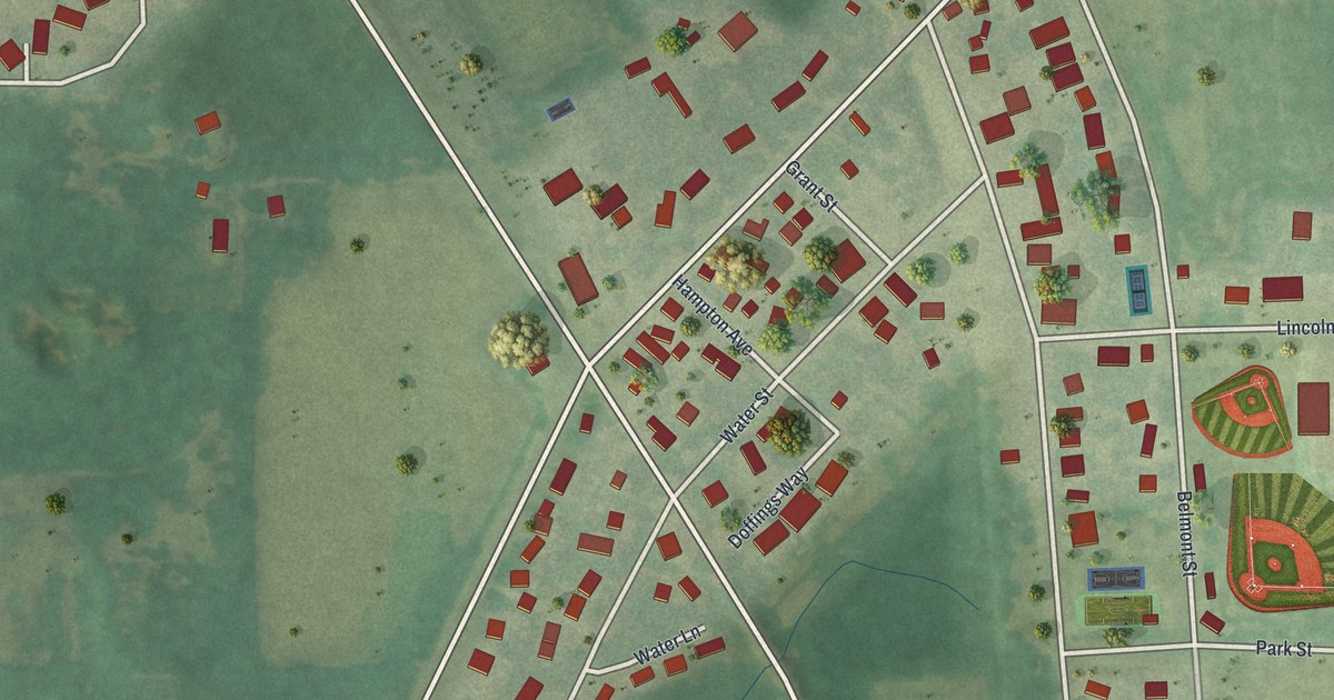 Map of Hampton, Minnesota in 2026