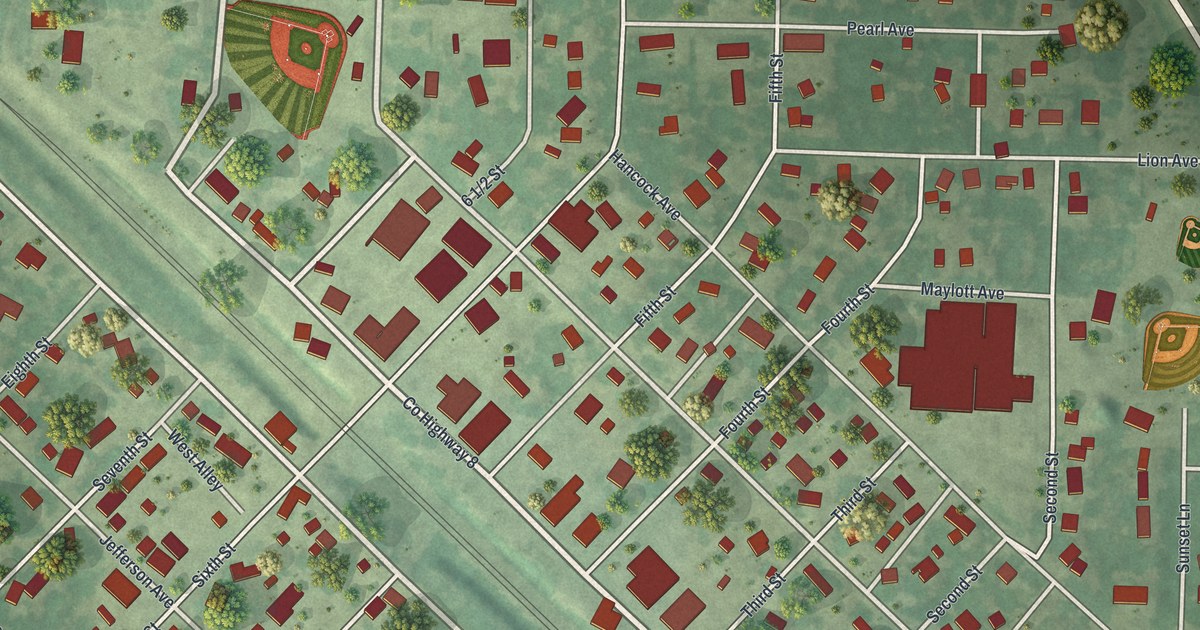 Map of Hancock, Minnesota in 2026