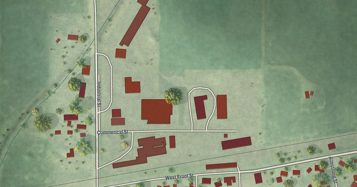 Map of Hayward, Minnesota in 2026