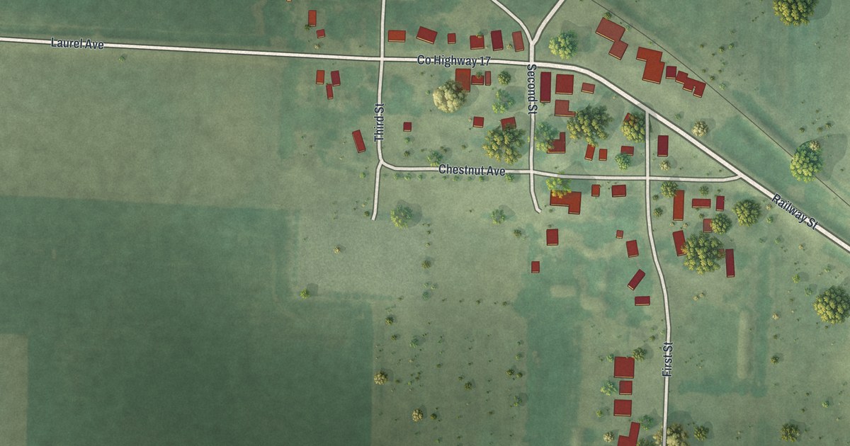 Map of Hazel Run, Minnesota in 2026