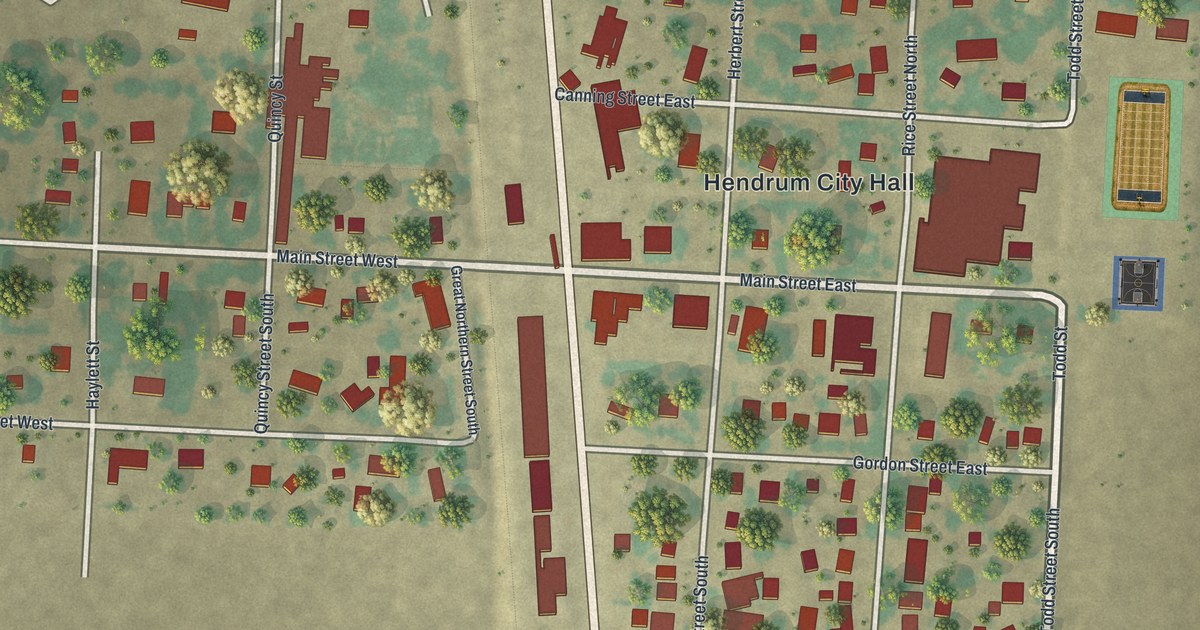 Map of Hendrum, Minnesota in 2026