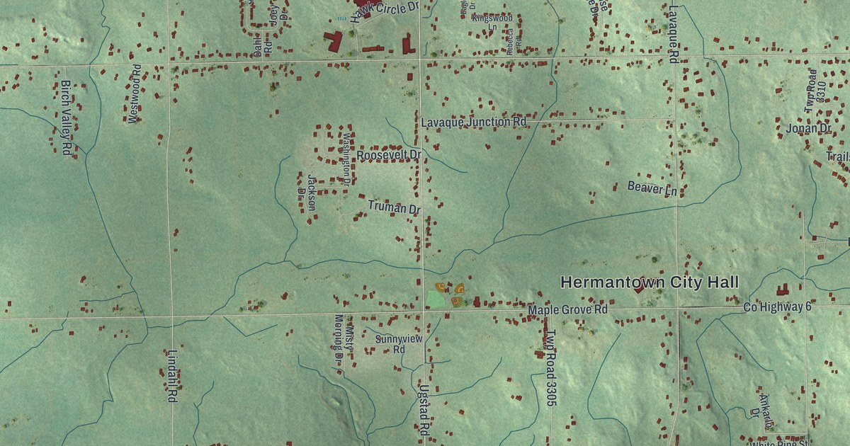 Map of Hermantown, Minnesota in 2026