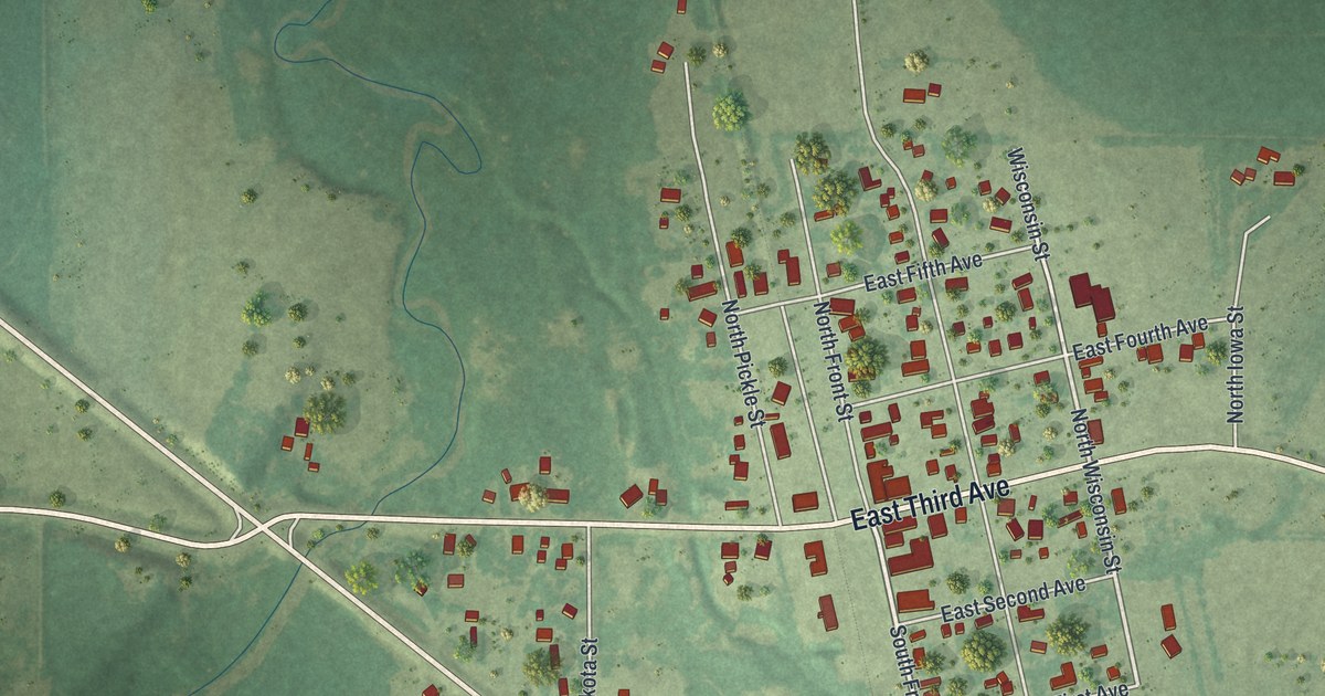 Map of Hewitt, Minnesota in 2026