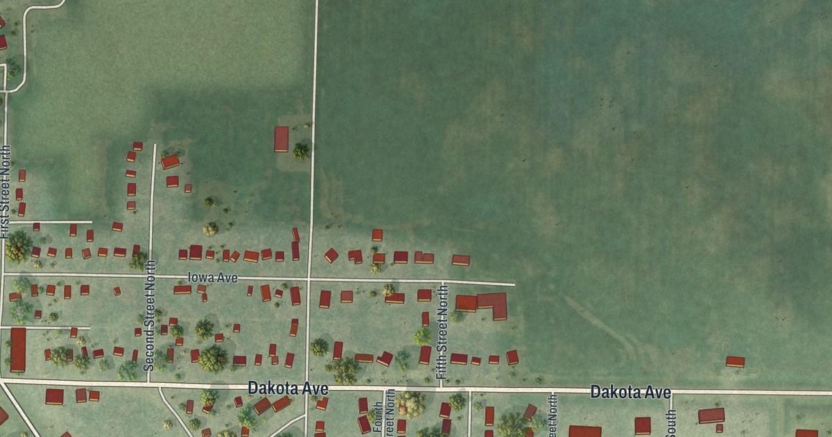 Map of Hoffman, Minnesota in 2026
